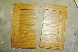 cutting down a few cabinet doors to fit