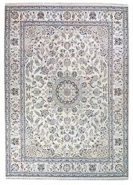 9 x 12 new nain india wool silk rug