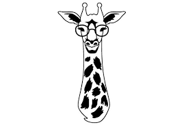 Giraffe With Glasses Svg Cut File By Creative Fabrica Crafts Creative Fabrica