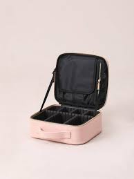 one large compartment makeup bag