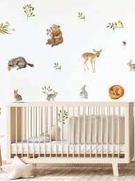 1pc Cartoon Forest Animal Wall Stickers