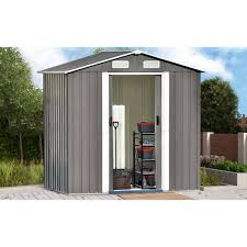 6 Ft W X 4 Ft D Metal Storage Shed