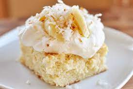 Tres Leches Cake With Coconut Milk gambar png