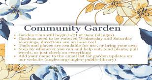 Community Garden Club Angier Nc