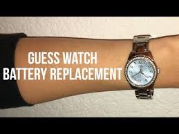 Guess Watch Battery Replacement Video Youtube