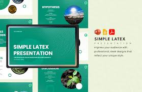 simple latex presentation in ms