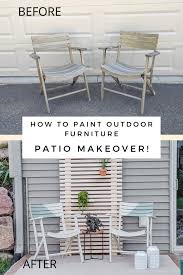 How To Paint Outdoor Patio Furniture In