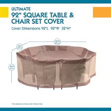 Duck Covers Ultimate Square Patio Table