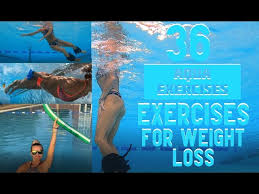 36 best aqua exercises for weight loss