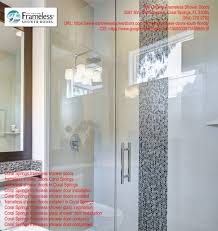 frameless shower door services cost in