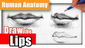 how to draw the lips the easy way