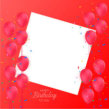 happy birthday photo frame pngs for