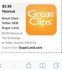 great clips coupon advertised on