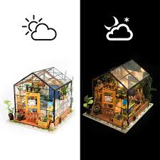 This diy mini greenhouse is the perfect addition for any plant lover's home. Miniature Greenhouse Dollhouse Diy Kit Pasteurinstituteindia Com