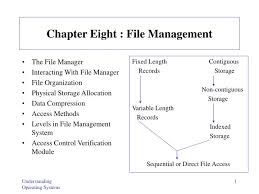 Conversely to phpmyadmin, it consist of a single file ready to deploy to the target server. Ppt Chapter Eight File Management Powerpoint Presentation Free Download Id 3051701
