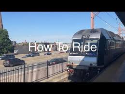 how to ride a nj transit train you