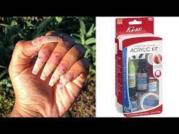 complete salon acrylic nail kit for