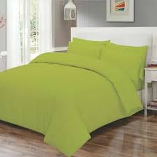plain dyed duvet quilt cover with
