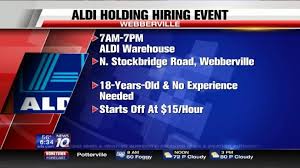 Aldi Holding Hiring Event Monday