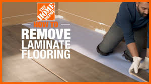 how to remove laminate flooring the