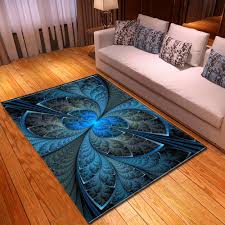 large rug nordic 3d printed pattern