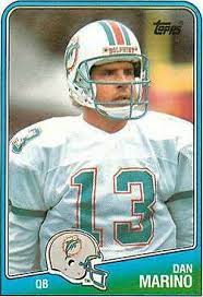 Get the best deals on dan marino football sports trading cards & accessories when you shop the largest online selection at ebay.com. 1988 Topps Dan Marino Miami Dolphins 190 Football Card For Sale Online Ebay