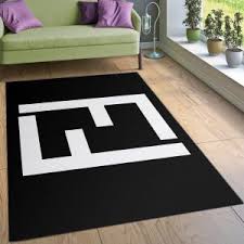 fendi logo rug carpet for living bed
