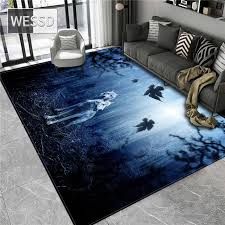 wolf carpet 3d floor mat for