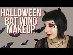 bat makeup look halloween 2022 you
