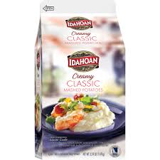 idahoan creamy clic mashed potatoes 3 24 lb carton 6 case