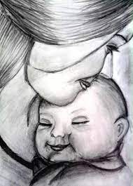 See more ideas about baby drawing, drawings, digi stamps. Mother And Baby Pencil Sketch By Sangeeta1995 On Deviantart