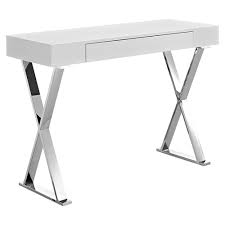 By sauder (26) 44 in. Sector Rectangular Console Table X Legs White Dcg Stores