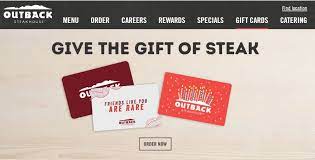 outback steakhouse accept gift cards