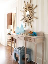 how to decorate a console table top