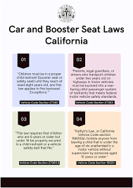 Californa Car And Booster Seat Laws