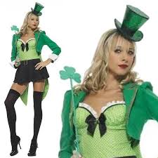 clover leprechaun costume by leg avenue