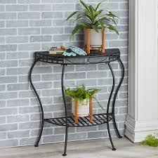 Half Moon Metal Console Table The