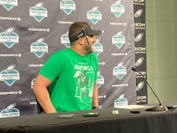 John Clark's tweet - "Nick Sirianni going with the Kenny Gainwell shirt tonight at only open practice at the Linc " - Trendsmap