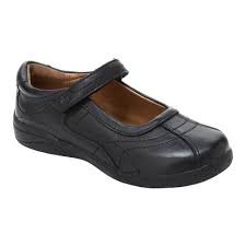 Infant Girls Stride Rite Claire Size 95 W Black Leather