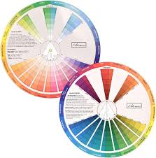 creative color wheel paint mixing
