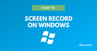 how to screen record on windows 10 11