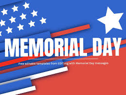 In an effort to restore memorial day as the sacred and noble holiday it was meant to be, the national moment of remembrance, established by congress, asks americans wherever they are at 3 p.m., local time, on memorial day to pause in an act of national unity (duration: Customize Memorial Day Free Templates