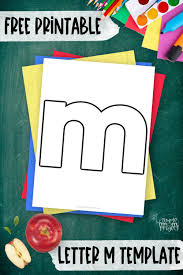 free printable lowercase letter m
