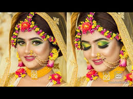 holud bridal makeup tutorial nadia s