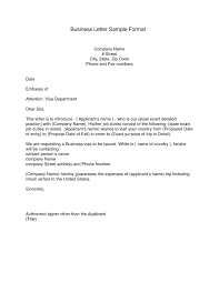 Formal Letter Examples Business Letters Formal