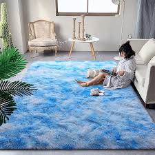 fuzzy rug fluffy carpets tie dye rugs