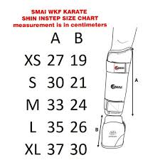 Details About Smai Wkf Approved Karate Shin Guard Instep Shin Protector With Instep