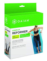 Gaiam Pilates Coreplus Reformer Resistance Band Kit Includes Digital Workout