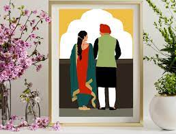 Boho Art, Desi Art, Indian Art, Wall Art, South Asian Art, Tamil, Asian  Art, South Indian Art, Brown Girl, Digital Download, Punjabi Art - Etsy  Finland