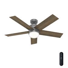 matte silver ceiling fan